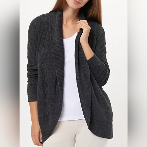 Barefoot Dreams CozyChic Lite Circle Cardigan M - Picture 1 of 7